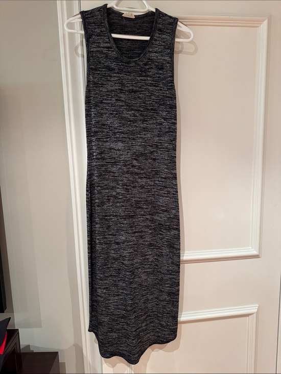 Wilfred Dresses & Skirts - Aritzia Wilfred Sleeveless Heathered Maxi Tank Dress - Dark Gray